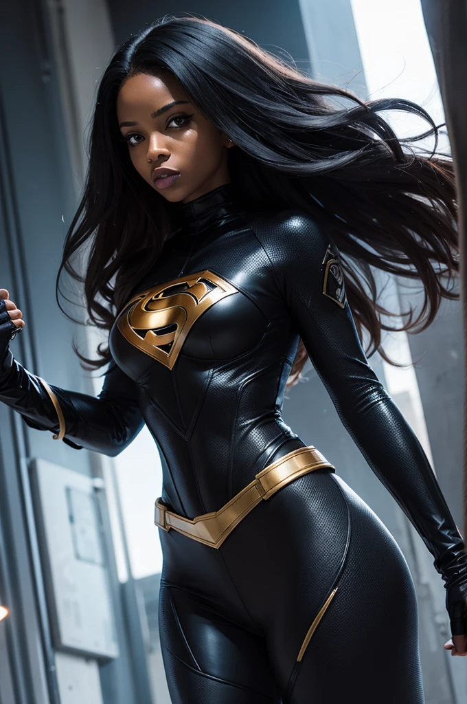 black super heroine