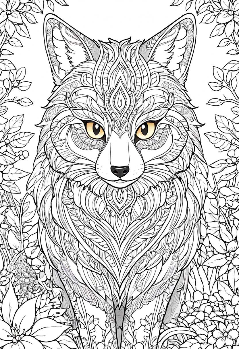 complete image within a margin around the image, leave indentation margin on a coloring page with a random animal coloring in black and white, Coloring book outline, Detailed line art, clean coloring book page, stylized lines, art outline, detailed drawing in 4k, line art coloring page, detailed art, hyper Detailed line art, detailed digital drawing, Coloring Pages, coloring pages, extremely fine linear ink iamgen when centered