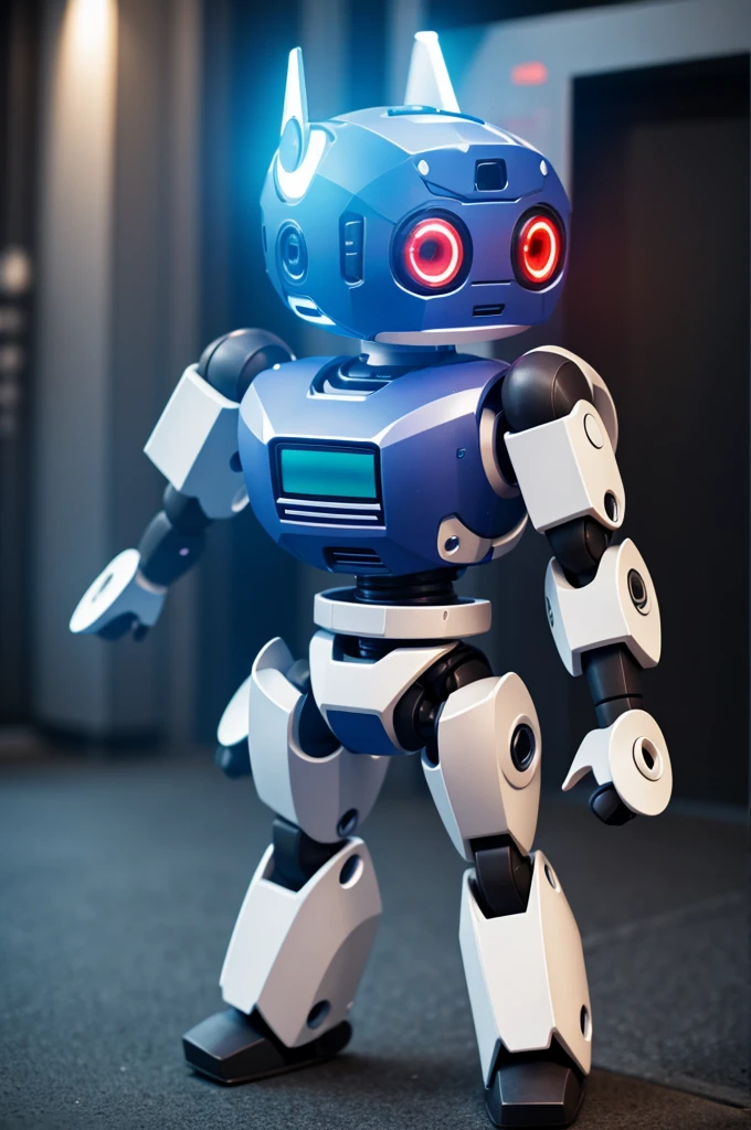 Generates a small kawaii robot and muscles 