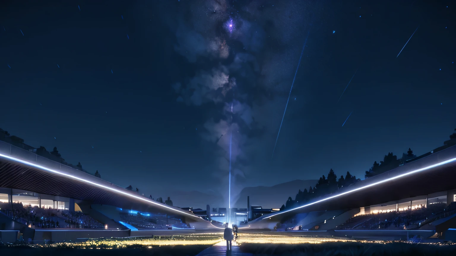 A starry sky,unmanned