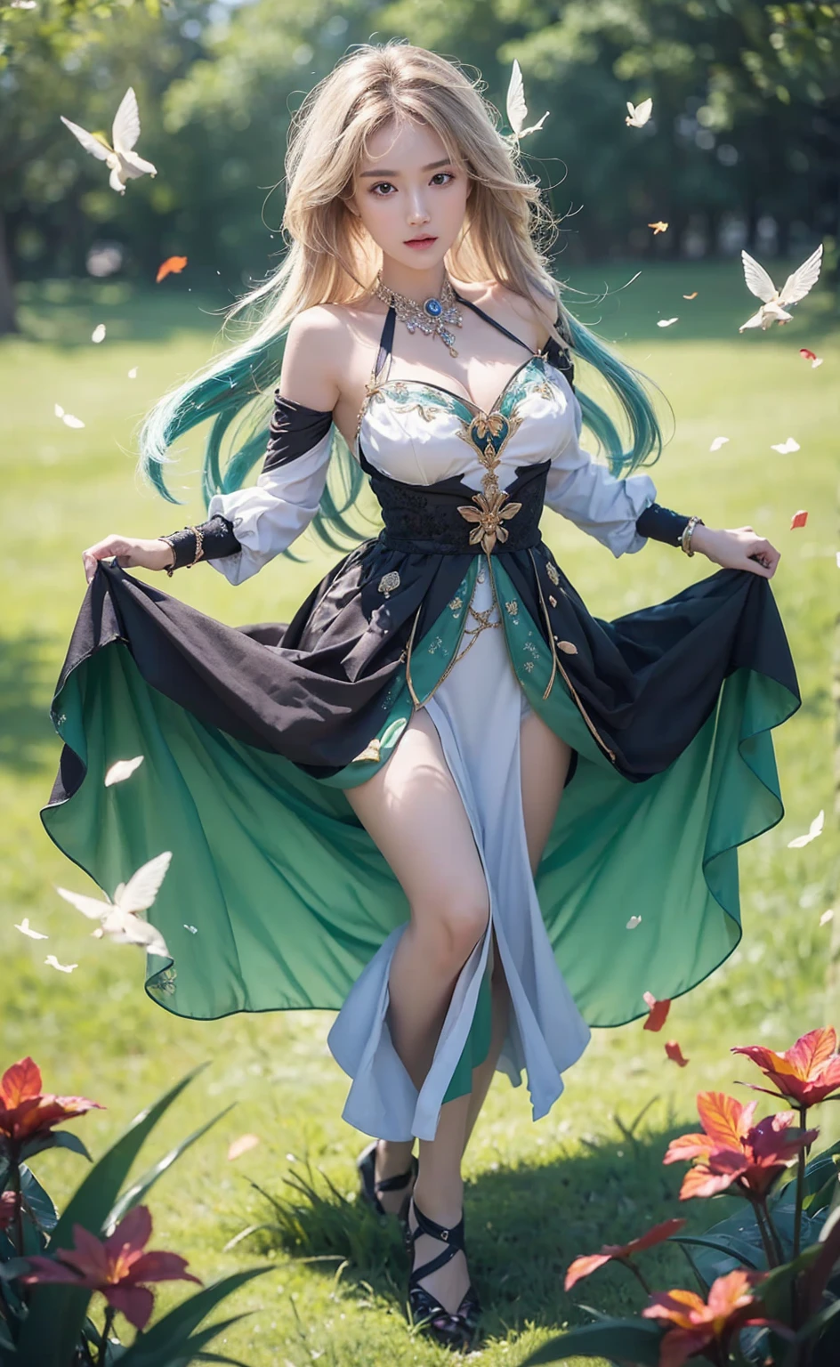 Green color parade