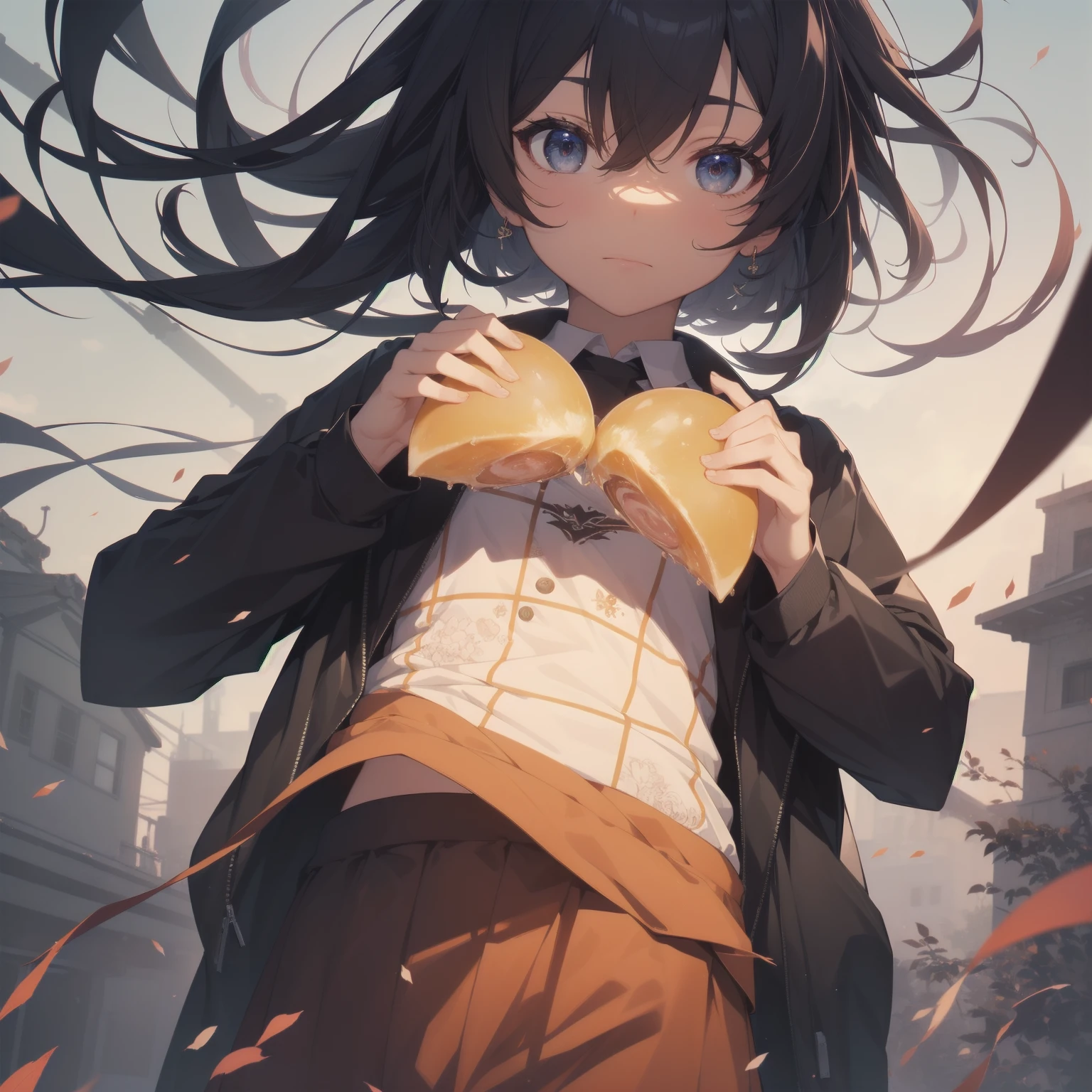 ultra-absurdres-Top quality by artist God, ultra-detailed, high resolution, anime moe artstyle, best anime 8k konachan wallpaper, pixiv contest winner, pool:2810, perfect anatomy,break, 1girl, (Please draw a girl walking yawn to fantasy world alone. )break,(Solo,tomboy, dark-skinned female, 9-year-old:1.3),Full limbs, complete fingers,monk, (short hair, low ponytail), flat chest, , small butt, small black eyes, beautiful detailed eyes, well-proportioned iris and pupils, expressive eyes, highres detailed hair, soft expression, short shorts,(Detailed Lighting), (Detailed background), in the fantasy. break,super detailed skin, Best cinematic lighting powered by famous artist, 8k,beauty illustration,photoshop_(medium),very aesthetic,break,((artist:null_(nyanpyoun) )), artist:clamp ,artist:carnelian ,artist:kantoku ,