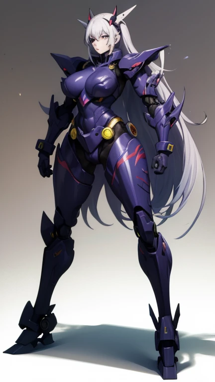 full_body stand pose big ,mecha musume, hollowpornoqueen