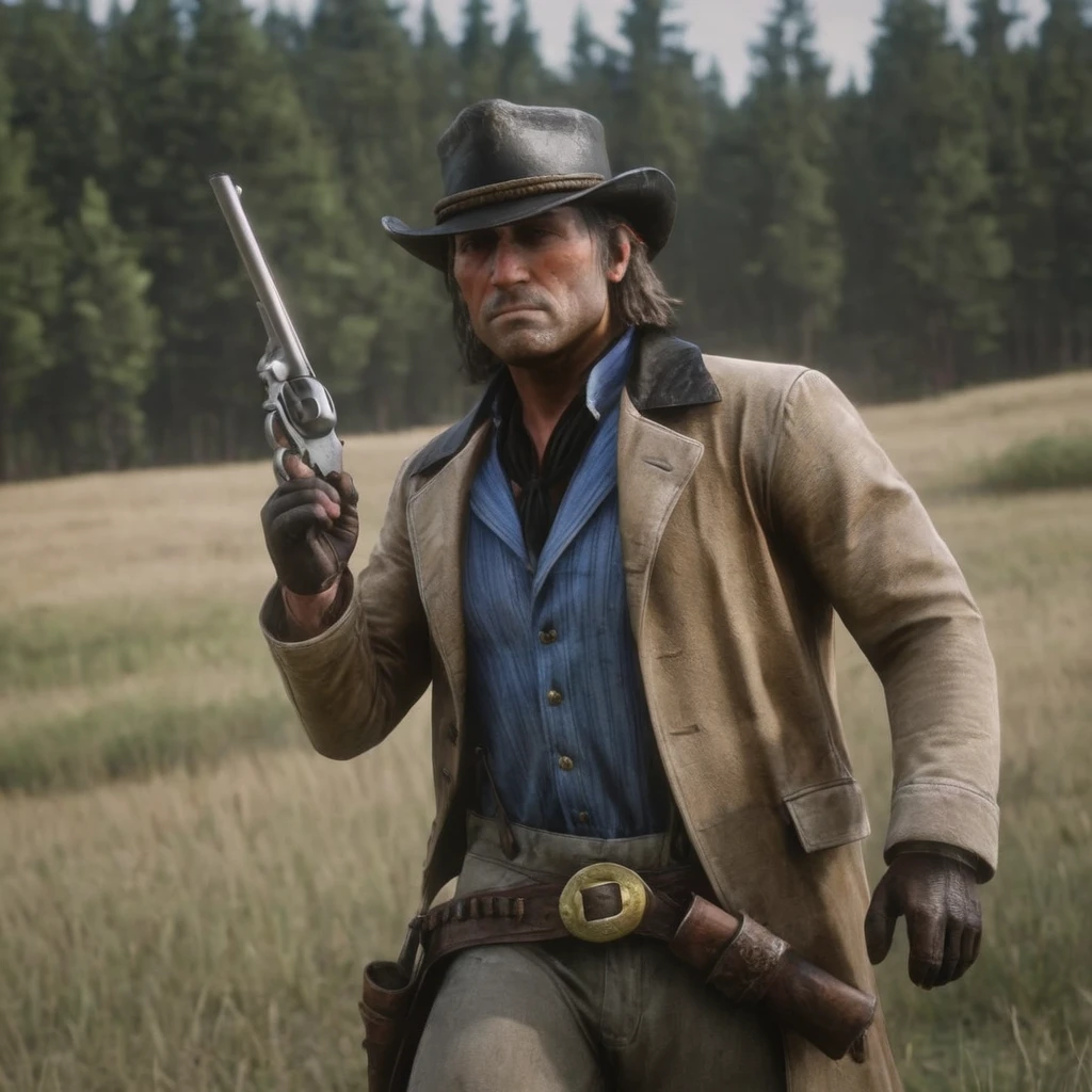 cinematic film still of  TREAVOR PHILIPS , doctor suit.aman holding a gun in a field,solo,black hair,1boy,weapon,male focus,gun,blood,facial hair,blood on clothes,manly,aiming at viewer , epic, Western, adventures, outlaw, Red Dead, Western United States, wild west, cowboy, cowgirl, Open world, 1900's, realistic, cinematic, film look, dramatic light, partially covered in shadows, gang, Western-themed action-adventure, Red Dead Redemption style
, shallow depth of field, vignette, highly detailed, high budget, bokeh, cinemascope, moody, epic, gorgeous, film grain, grainy