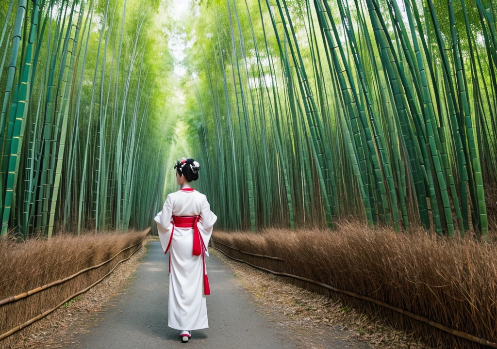 bamboo forest geisha Reality Images