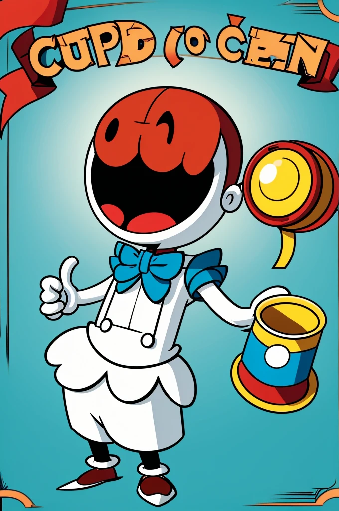 "Generate an image of Cuphead 