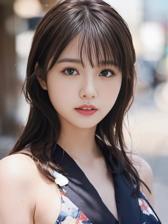 yukata、(Top Grade)、1 female、Age 25、Big Breasts、Black Hair、whole bodyエスビアン、Black Hairの、Tie your hair back、(Realistic:1.7)、((Best image quality))、Absurd、(Ultra-high resolution)、(Photo or eal:1.6)、Photo or eal、Octane Rendering、(超Realistic:1.2)、(Realistic face:1.2)、(8K)、(4K)、(masterpiece)、(Realistic skin texture)、(Awareness-raising、Cinema Lighting、wall-)、(Beautiful Eyes:1.2)、((((Perfect Face))))、(A cute face like an idol:1.2)、( Are standing)、shrine、The bird is ready、(January)、Cute face with attention to detail、True Beauty、whole body、Standing and facing forward