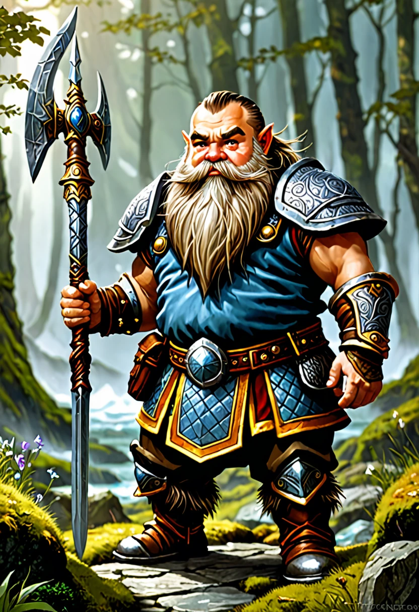Dwarf, warrior, fantasy