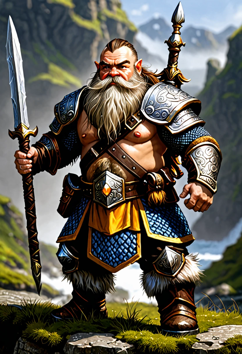 Dwarf, warrior, fantasy