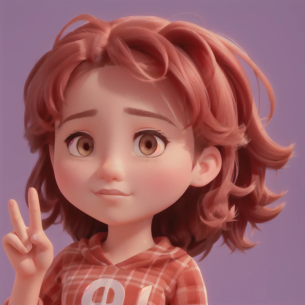 arafed girl in red shirt making a peace sign with her fingers, profile image, Four , 2 years old pic, 4 anos, giving the middle finger, popular photo, with a cute face - beautiful, cute pretty, peace sign, cute pout, beautiful cute, Beautiful photo, silly and cute face, ruan father vtuber, pouting