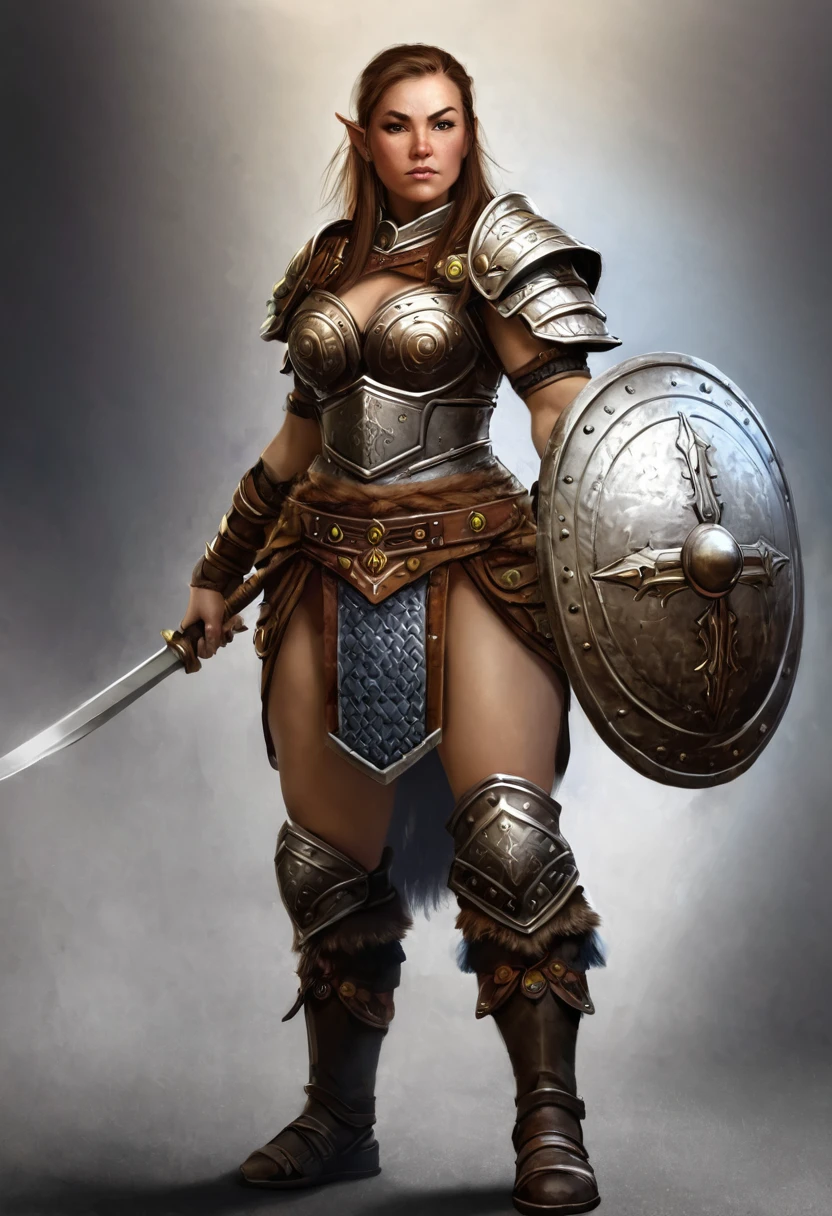 Dwarf, female, warrior, fantasy