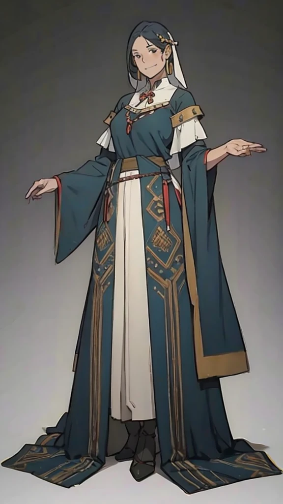 , medieval, Native dress, full body image
