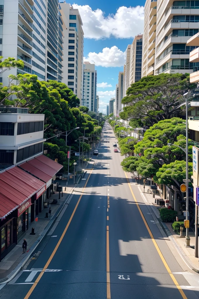 Kalakaua Avenue、Landscape only、Walking Viewpoint