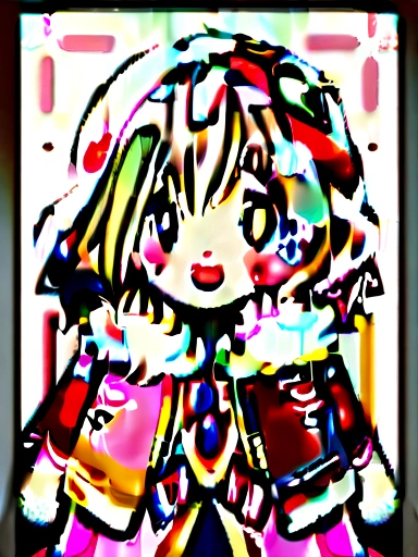A room with lots of pink fluffy things,fluffy voluminous hair,Light brown hair,hair band with big ribbon,fluffy and warm clothes,winter clothes with loose sleeves,A slight red tide,Smiling Kindly,cuteぬいぐるみがたくさんありますよ, toy, And there are sweets scattered everywhere..cute、Head pat