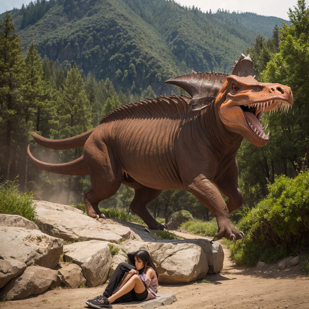 Tyrannosaurus、roar、