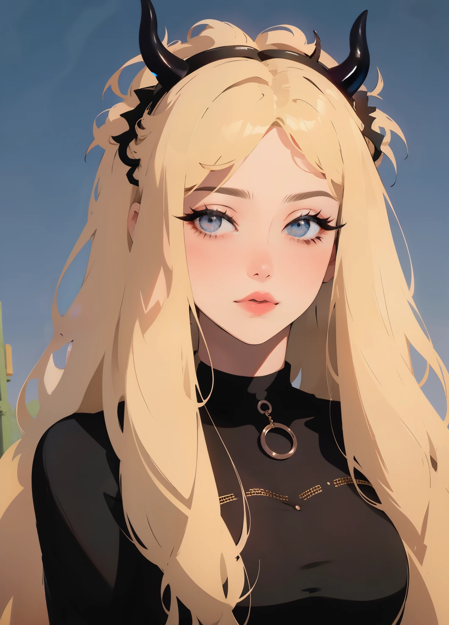 black horns