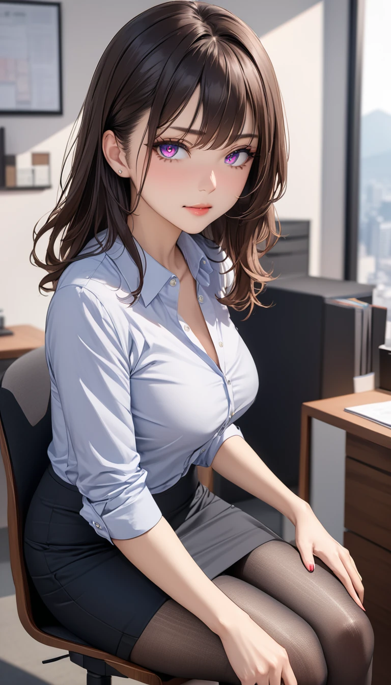 (((masterpiece))),(((High resolution)))、(((8K)))、(((perfect face)))、(((beauty of japan)))、30 years old、(((beautiful face))), (((office))), (((shirt))), ((pencil skirt)), ((tights)), embarrassed look, look at the camera, top quality eyes, detailed texture, look at the camera, all body, Married woman, cool women, (((high resolution eyes)))
