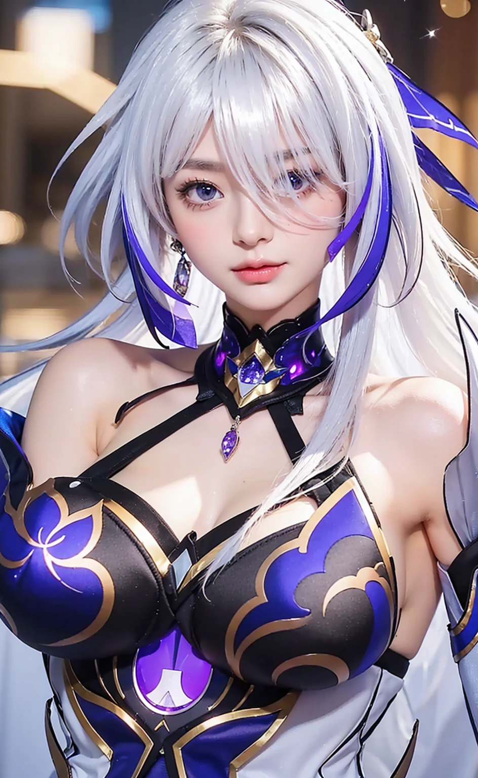 (Best quality, 8k, Masterpiece :1.3), upper bod y, Sharp focus :1.2, Beautiful woman with perfe ct figure, Highly detailed facial and skin textur e, Detailed eyes, Double eyelids, Interior view, :
erpect lighting, Glowing skin,