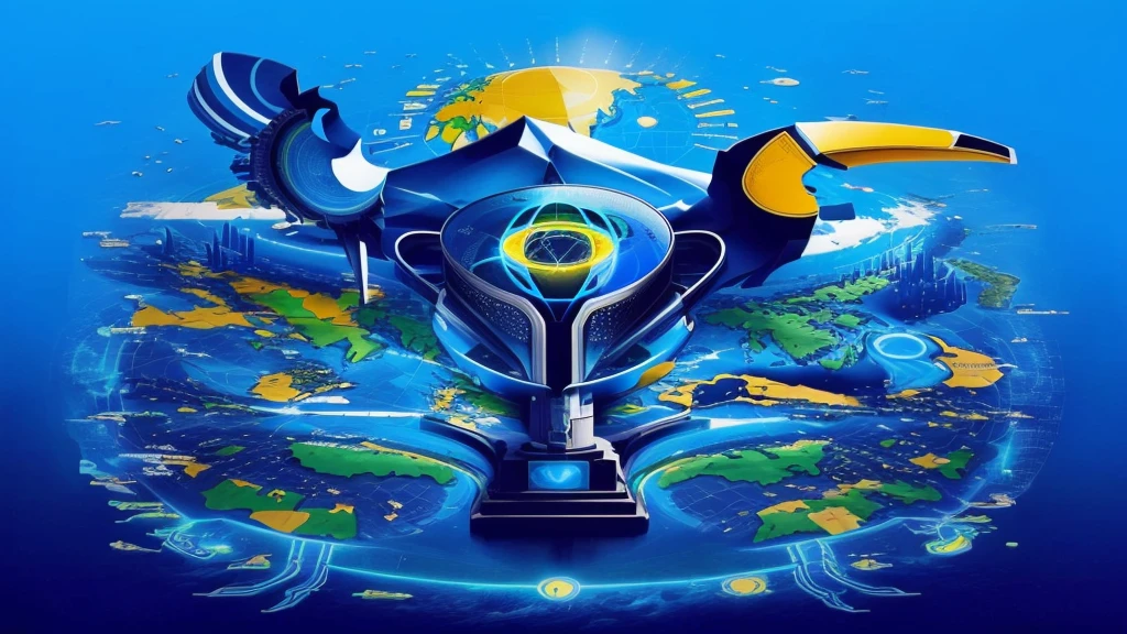 In the yellow circle, replace it with the world map where it is in blue inside the circle