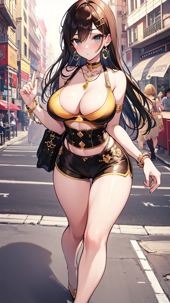 Beutiful women,street corner,Stylish skinny shorts,Camel toes,big breasts thin waist,big assa,long leges,Luxurious magic mirror,Extra short tight hot pants,Camel toes,big breasts thin waist,big assa,long leges,Stylish shoulder bag,Delicate bracelet,Gorgeous earrings,Enchanting necklace