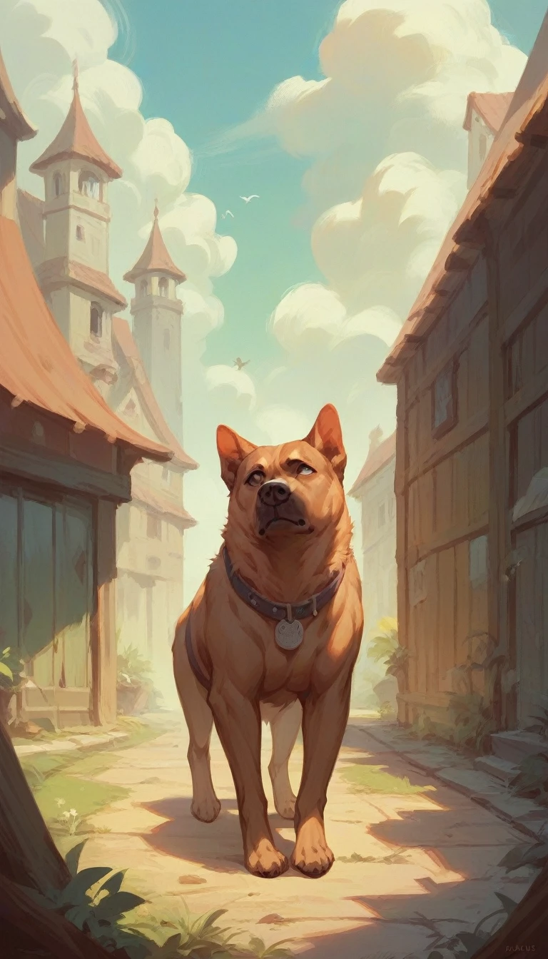 Dogs deriving away wild animals