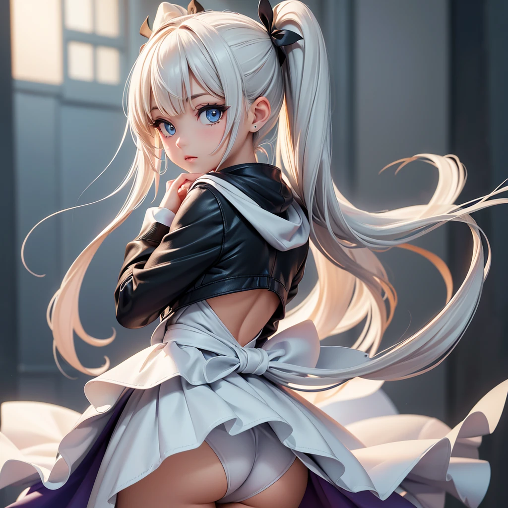 nahidadef, NFV, ((best qualityer)), ((main part)), ((detailded)), realisitic, difficult, 16 mil., hdr, RTH,(work of art, maximum quality, best qualityer, offcial art, beautiful and aesthetically pleasing:1.3), illustration, beautiful detailded eyes, (1 girl), rear focus, Back,bowed, Looking back, (work of art, maximum quality, best qualityer, offcial art, beautiful and aesthetically pleasing:1.3), illustration, beautiful detailded eyes, (1 girl), rear focus, Back,bowed, Looking back,high panties, jacket with a hood, open jacket, hands, 比基尼, best qualityer, очень detailded