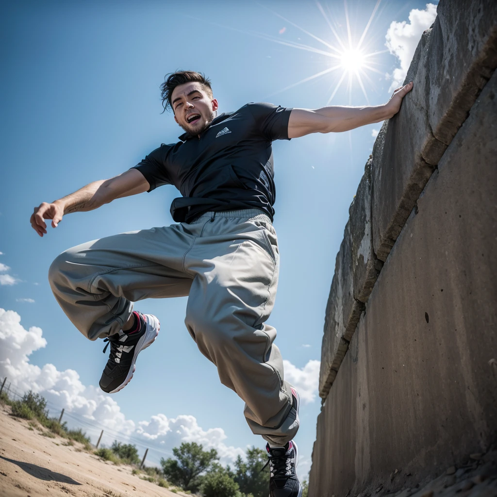 man jumping 