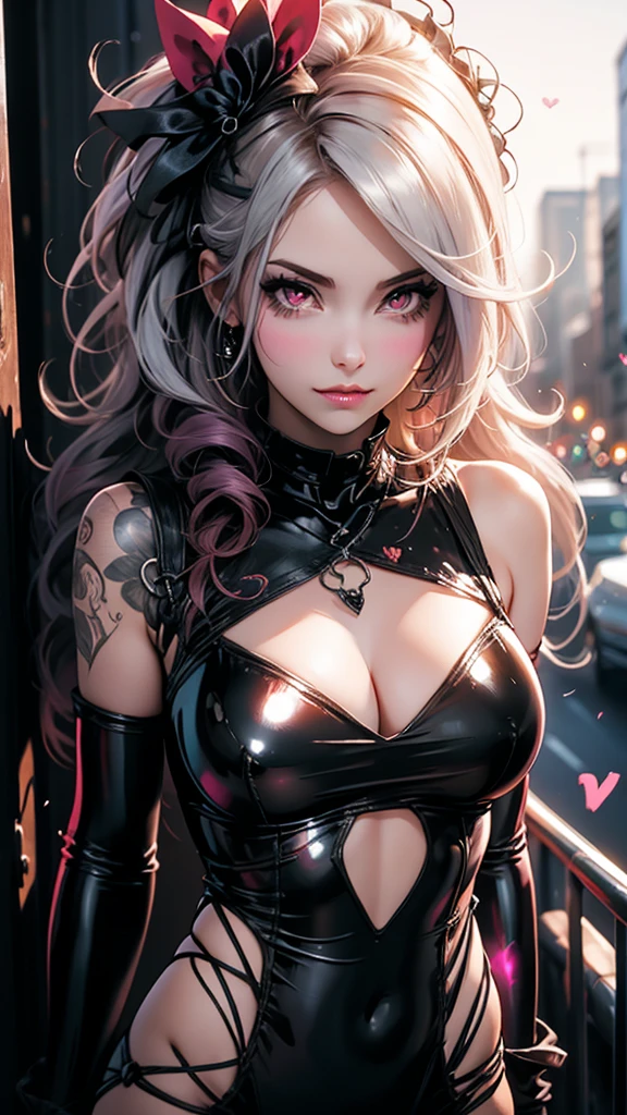Generate a sexy Valentine image from the game Skullgirs