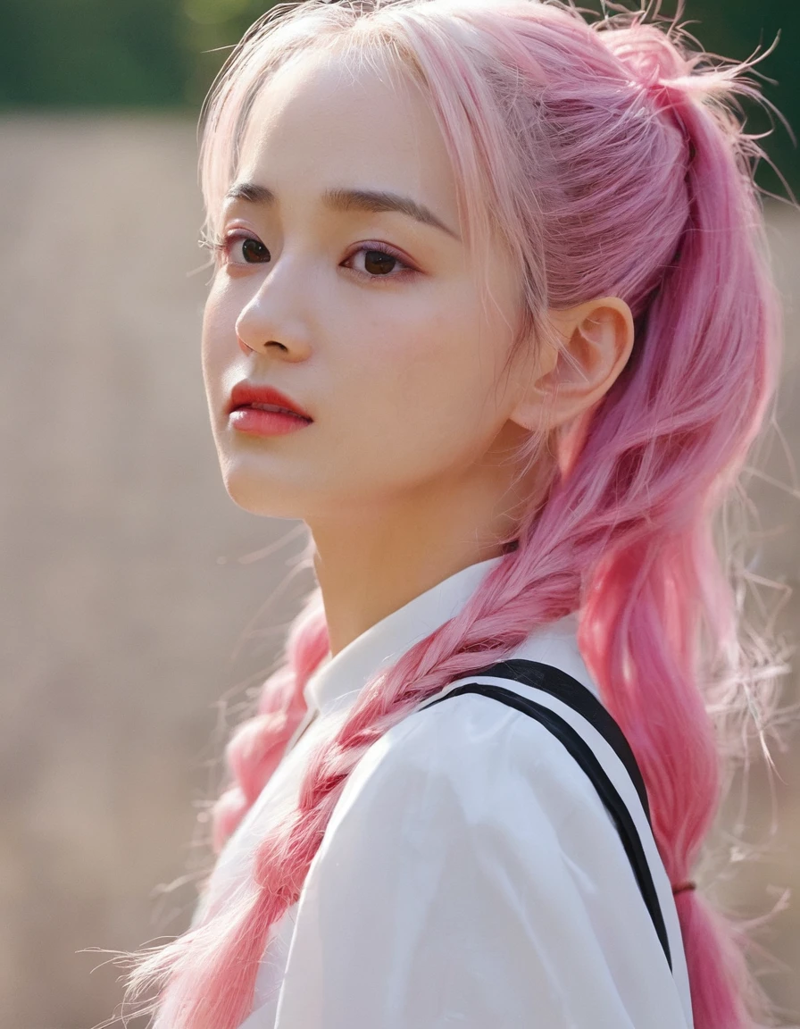 best quality,masterpiece,(painting:1.5),Pan head, long pink hair tied up,'hairstyle, Exquisite facial features,Eyebrows are thin and thin, eyebrows are very thin,small mouth巴,s唇,hat,Pan head,long pink hair,hair tied up 'hairstyle,Asian woman,ancient chinese woman,(Amy Saul:0.248),(Stanley Ategg Liu:0.106),,(Renaissance classical painting style:0.8),full shot photo