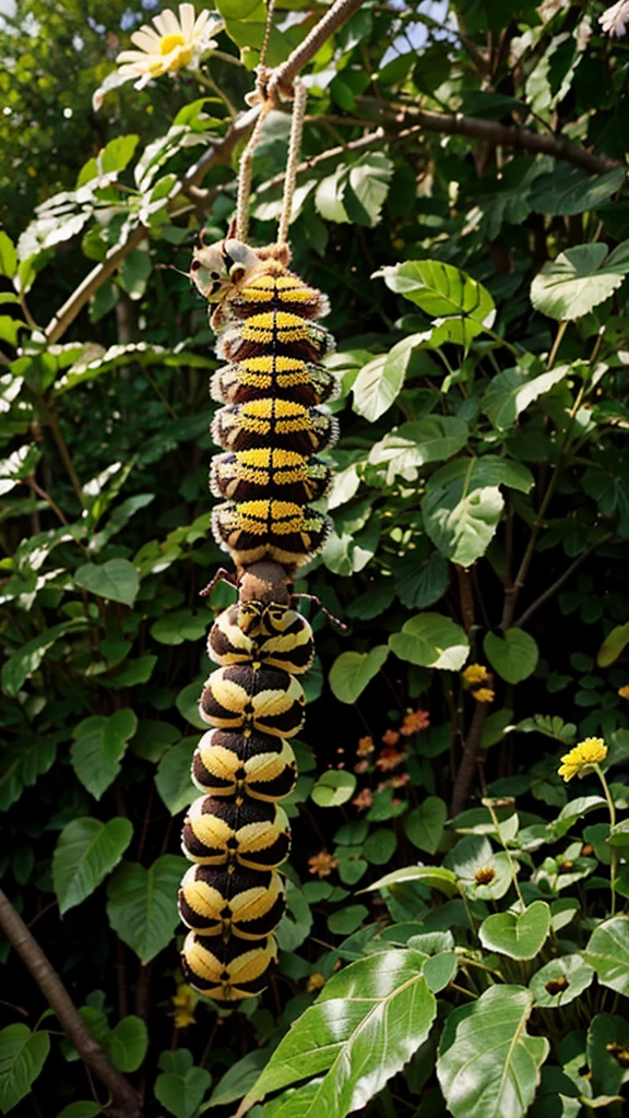 THE CATERPILLAR AND MR. OWL There was a beautiful garden, in which there were many roses, daisies and tulips, There were also many animals within which there were butterflies, Bee, ants, frogs, Mr. Owl, just like a little caterpillar.
One morning the little caterpillar was very sad because he couldn't find meaning in his life., I thought it was slow, fea, and he was not intelligent nor did he have an important role in the garden.
Estaba llorando cuando pasó Mr. Owl quien se detuvo a preguntarle, What's wrong little caterpillar, Why are you sad?
The caterpillar answered: telling him everything that was going through his thoughts and told him, here in the garden everyone has an important function; the toad protects plants and humans from insects that make them sick, las Bees polinizan las flores y gracias a ellas cada vez hay más flores y frutos para nosotros y los humanos, las ants viven en comunidad.