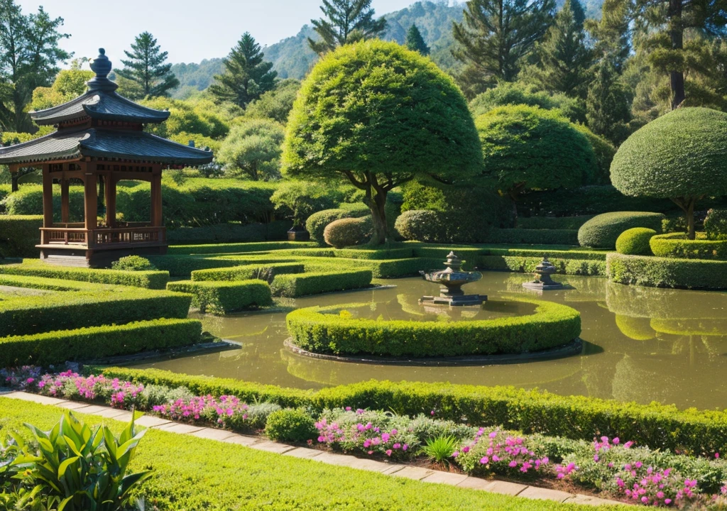 Traditional Tea Garden Tranquility Reality Images