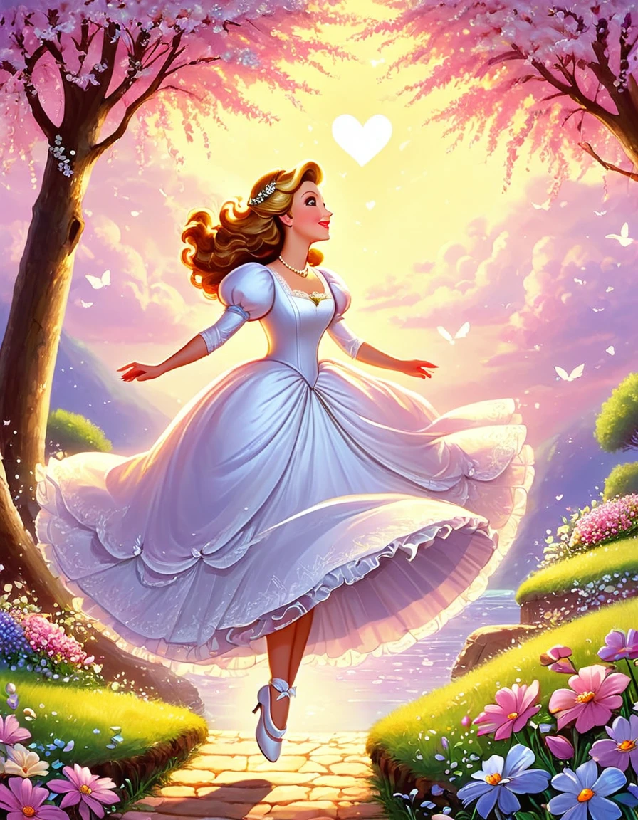 "A lady's imagination is very rapid; it jumps from admiration to love, from love to matrimony in a moment."
Image Prompt: Depict a woman's thought process, transitioning from admiration to love and then to thoughts of marriage, with a whimsical and imaginative touch.