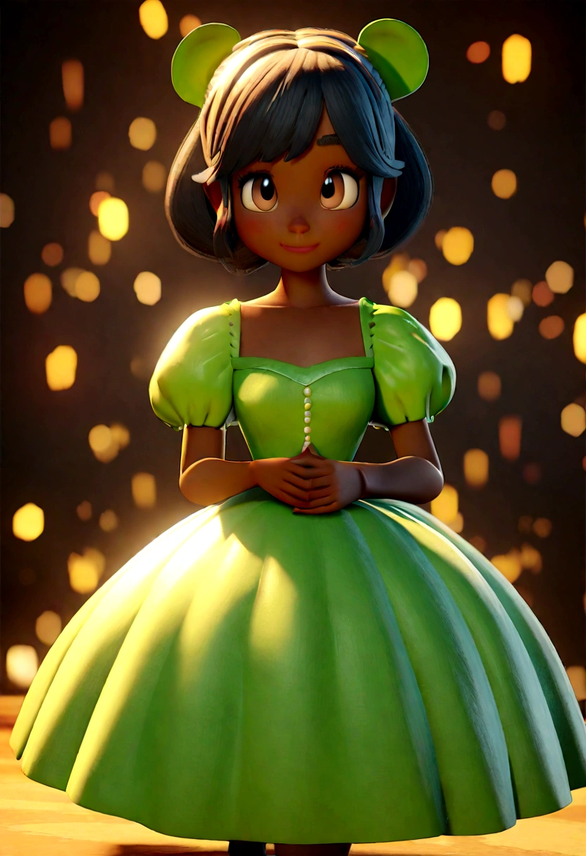 a black woman disney style pixAR 3d, high qualiy