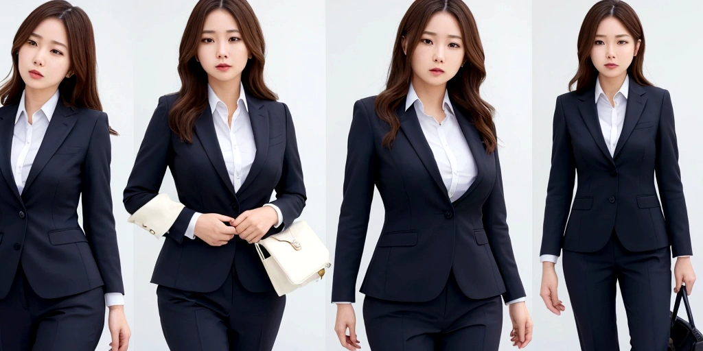 Woman in suit