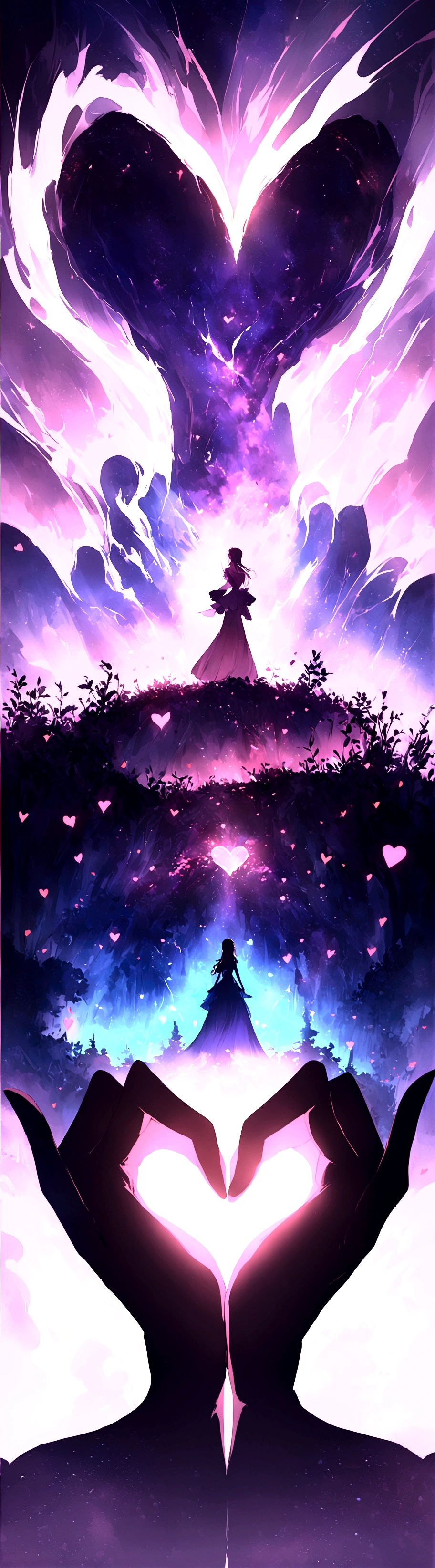 2 beautiful heart shapes