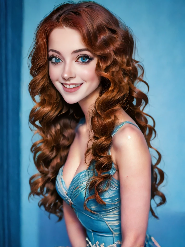 (Best quality, 4K, 8K, A high resolution, Masterpiece:1.2), Ultra-detailed, Realistic portrait of an 18 year old aristocratic girl, Exquisite facial features,Long brown curly hair details expressed, The posture is leisurely and natural,Graceful posture, Dreamy atmosphere, expressive brush strokes, mystical ambiance, Artistic interpretation,Delicately coiled hair,Floral jewelry with exquisite details, Crystal diamond jewelry,Small fresh aesthetics,Stunning intricate costumes, Fantasy illustration, Subtle colors and tones, mystical aura,The details have been upgraded