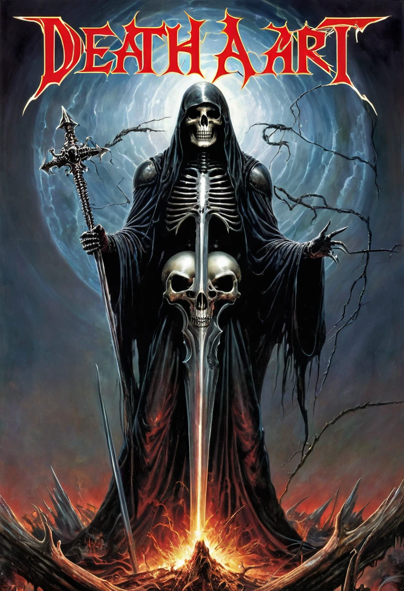 METAL ALBUM, COVER ALBUM, NO TEXT, DEATH ART