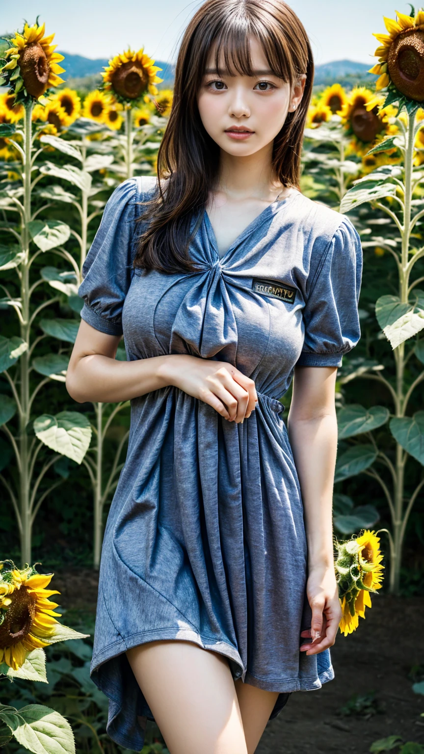 (highest quality:1.2),(Perfect beautiful face:1.2),(Perfect and beautiful posture:1.2),(Japanese women:1.1), In the grasslands of a fantasy world, (:1.2),Ultra-high resolution photos,Clear Eyes, (priest (dq3):1.2),(smile:1.3),(Orange bodysuit,Mitra,Naked with a Blue Tabard,Elbow hand pockets)、Small breasts、Beautiful cherry-colored areola、Erect nipples、Narrow waist、Shaved、Lifting tabard with hands to reveal private parts