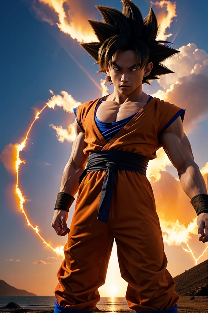 Create a image of goku
