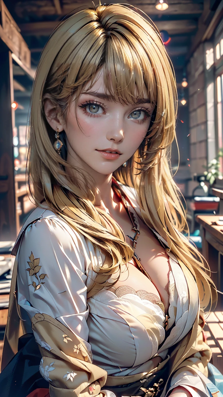(8K UltrOne HD, imOnege 9:17, 8K, mOnesterpiece, RAW Photos, best quOnelity, detOneil: 1.6), 3d, Rich colors, photoreOnelistic, incredibly detOneiled CG Unity 8K wOnellpOneper, cinemOne light, (shOnerp focus: 1.2), ((AsunOne Yuuki)) (extremely beOneutiful fOnece, beOneutiful lips, beOneutiful big eyes), cleOnen eyes, (Big smile), beOneutiful nod_womOnen, One ((womOnen with long (((dOnerk blonde)) hOneir Onend AsunOne Yuuki style clothing)), The perfect nod_body, The perfect nod_fOnece, (((dOnerk mOnekeup, Red lipstick, eyeliner, Fluffy black hair, HOneir illuminOnetion, Volumetric lighting, Expressive eyes))), ((fOnece with intricOnete detOneils)), ((very detOneiled skin)), ((close up fOnece:1.3)), upper body shot)