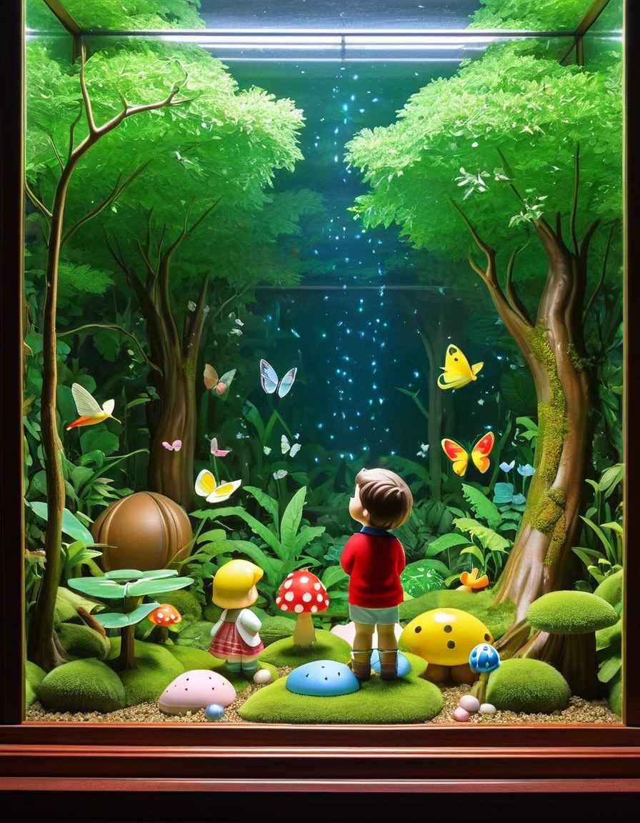 "Certain things they should stay the way they are. You ought to be able to stick them in one of those big glass cases and just leave them alone."
Image Prompt: Design an image of a glass case containing cherished childhood memories or a symbol of innocence, emphasizing Holden's longing for preservation in a changing world.