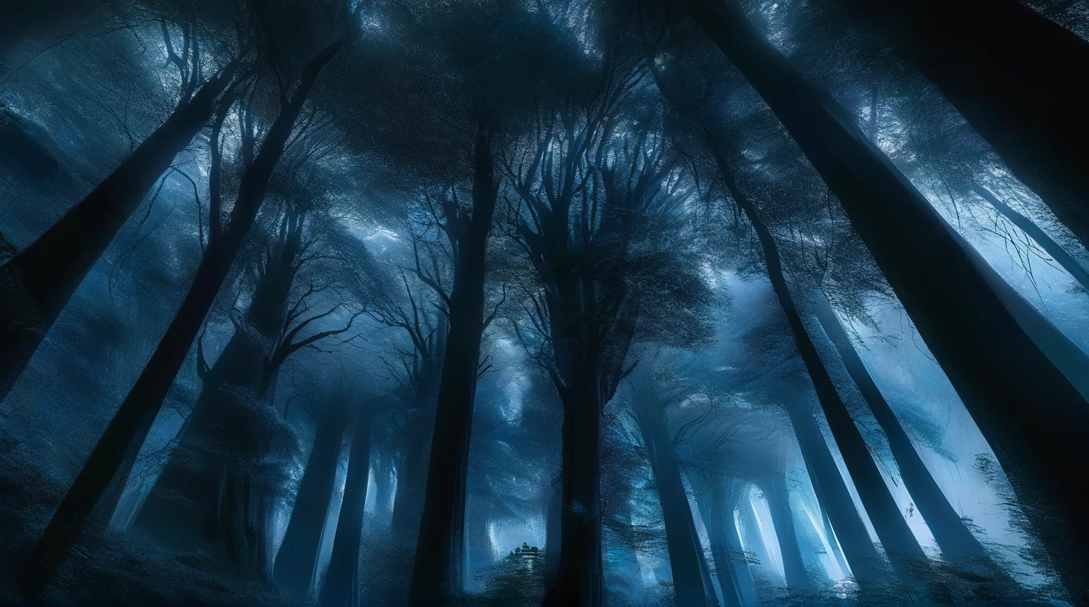 Sharp image quality, Dark and creepy forest
