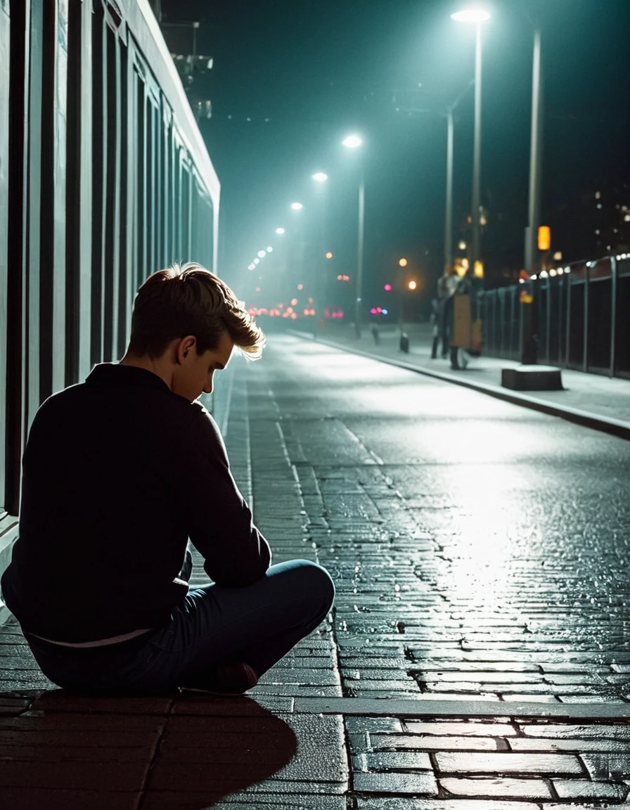 "Don't ever tell anybody anything. If you do, you start missing everybody."

Image Prompt: Depict Holden in a solitary moment, reflecting on the loss of connection and the pain of letting people into his life.