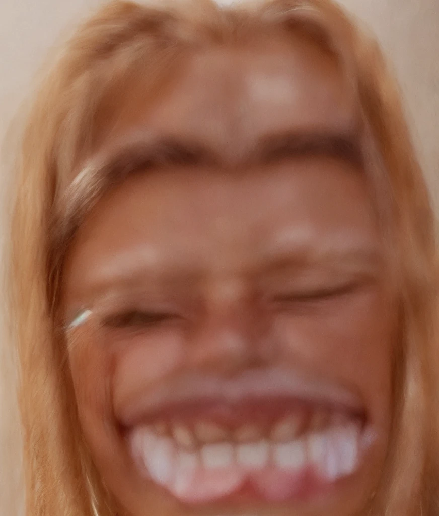 Sexy photo 20 year old pretty woman, brown long hair, tongue out sexy,big , sexy close in bedroom,  smile, realistic