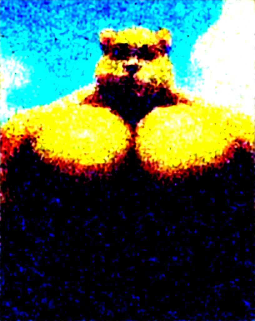 Furry bara big pecs, pectorals, with a naughty face, with beautiful background, 8k full hd