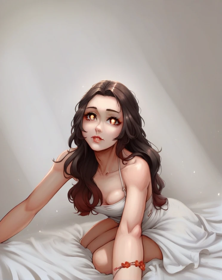 masterpiece, best quality, soft lighting, absurdres, 1girl, solo focus, skin imperfection, skindentation, perfect face, puffy face, beautiful face, big eyes, puffy eyes, perfect eyes, eyelashes, Hu Tao (genshin impact) from genshin impact, outdoor, bamboo forest, 8k, UHD, HDR, (Masterpiece:1. 5), (best quality:1. 5)