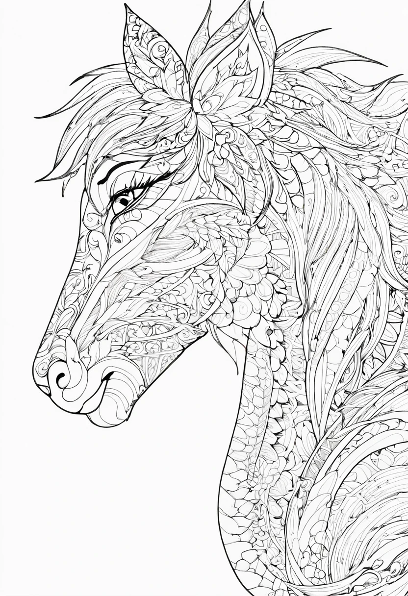 complete image within a margin around the image, leave indentation margin on a coloring page with a random animal coloring in black and white, Coloring book outline, Detailed line art, clean coloring book page, stylized lines, art outline, detailed drawing in 4k, line art coloring page, detailed art, hyper Detailed line art, detailed digital drawing, Coloring Pages, coloring pages, extremely fine linear ink iamgen when centered
