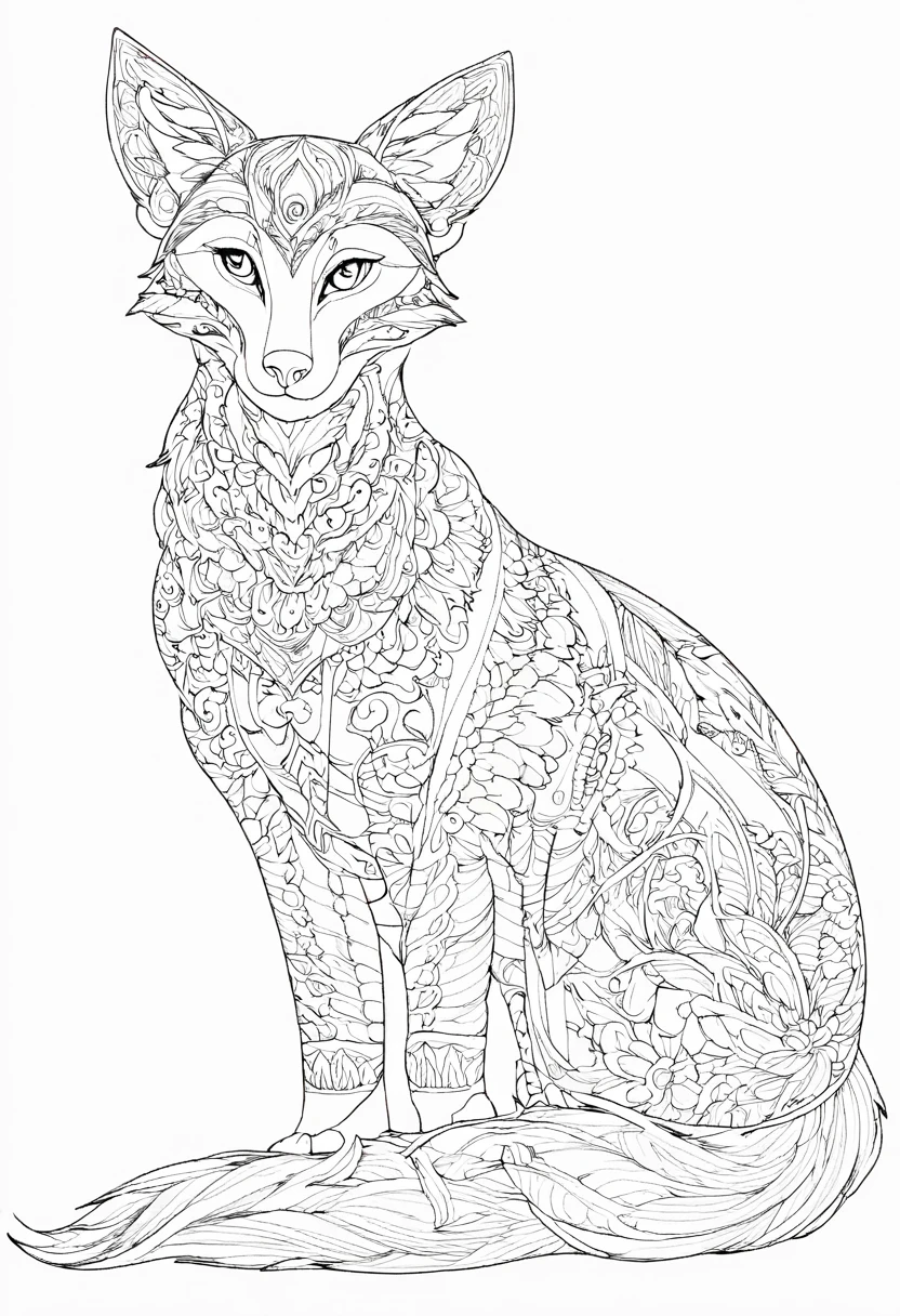 complete image within a margin around the image, leave indentation margin on a coloring page with a random animal coloring in black and white, Coloring book outline, Detailed line art, clean coloring book page, stylized lines, art outline, detailed drawing in 4k, line art coloring page, detailed art, hyper Detailed line art, detailed digital drawing, Coloring Pages, coloring pages, extremely fine linear ink iamgen when centered
