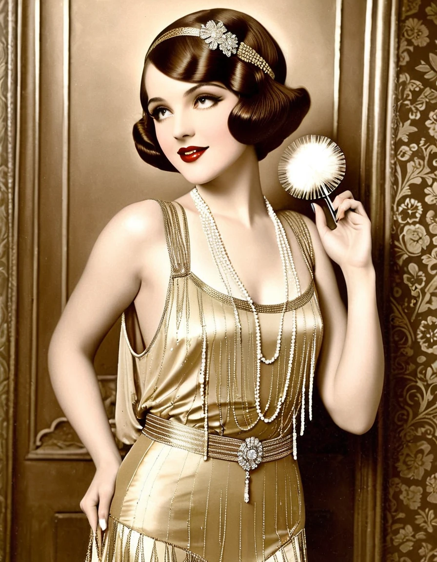 "I hope she'll be a fool — that's the best thing a girl can be in this world, a beautiful little fool."

Image Prompt: Revisit the iconic quote with a visual that showcases a woman dressed in 1920s fashion, epitomizing the idea of a "beautiful little fool."