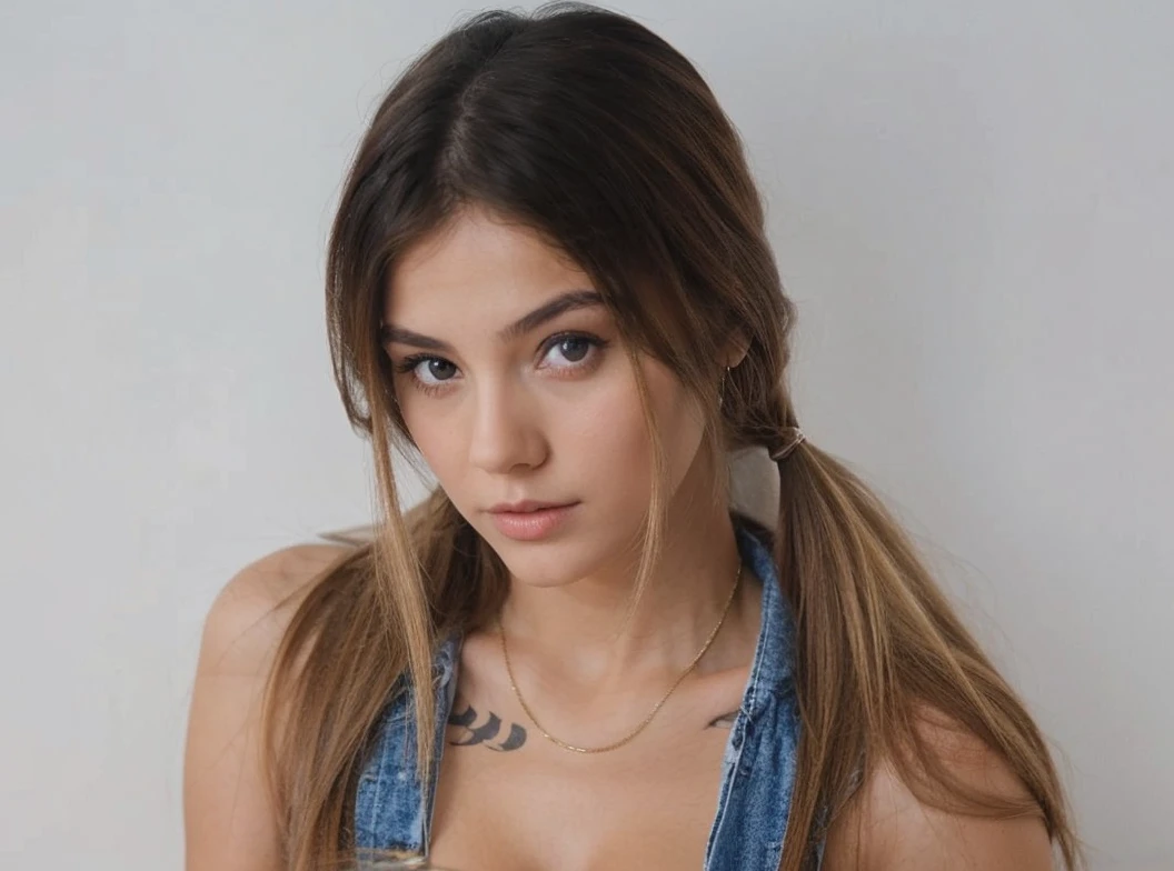 Girl showing her tits